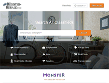 Tablet Screenshot of marketplace.register-herald.com